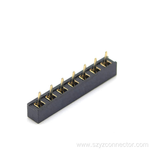 2.0mm Pitch Female header Connector Single Row Straight H2.2mm 1*7P